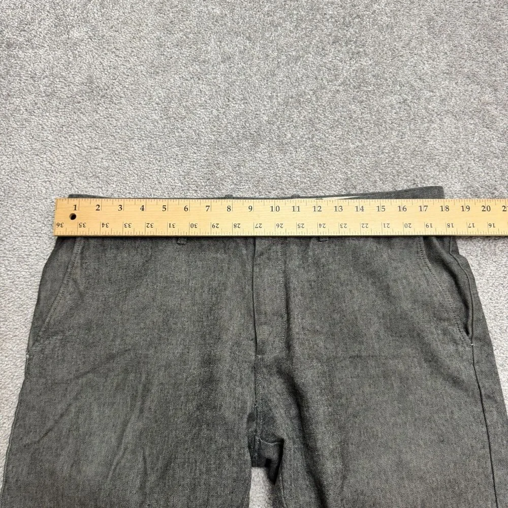 J.Crew 484 Slim Fit Stretch Chino Pants Men 34x34 Gray Cotton Straight Preppy